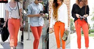 Calça Bege Feminina Combina Com Que Cor De Blusa Da Cor Laranja Calca Looks Calca Laranja