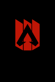 Download Apex Legends Logo In Red And Black Wallpaper Red And Black Wallpaper Black Wallpaper Mini Canvas Art