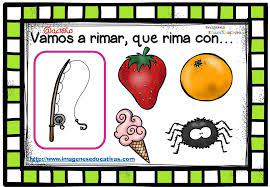 Rimas Infantiles Que Rima Con 15 Imagenes Educativas Rimas Infantiles Rimas Cortas Para Ninos Conciencia Fonologica