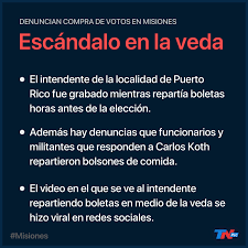 De cara a las elecciones, rusia unida es el partido gobernante tras ganar las elecciones de 2016 con. Escandalo En Misiones Grabaron A Un Intendente Repartiendo Boletas En Medio De La Veda Electoral Tn