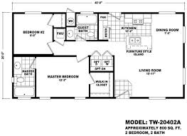 Click the image for larger image size and. Floor Plan Tw 20402a 20 Wide Homes Durango Homes Built By Cavco Manufactured Home Floor Plans Available In Arizona California Colorado Nevada New Mexico And Utah