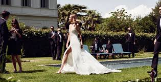 Cathedral bridal dress with removable lace sleeves. Sexy Wedding Dresses Justin Alexander