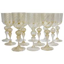 Another transparent glass is the famous bohemian crystal. Best Murano Wine Glasses For Sale On 1stdibs