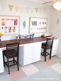 Craft Room Desk Tutorial Craft Room Desk Craft Room Office Craft Room