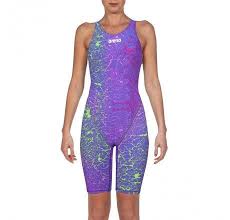Arena W Powerskin St 2 0 Kneesuit 2019 Ltd Edition Aok002804951 In Pink Green Arena Swimwear Competition Swimwear Racing Suit