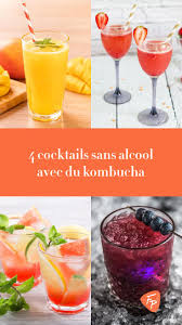 4 Cocktails Sans Alcool Avec Du Kombucha Kombucha Mocktails Fruit
