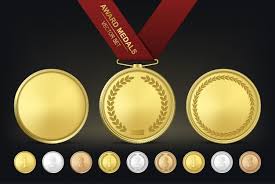 The gold medals only have six grams of gold plating on it, as the rest is pure silver. Gold Silver Bronze Medal Images Free Vectors Stock Photos Psd