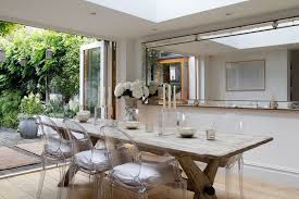 Rustic Traditional Modern Dining Room Inspiration Ghost Chairs Dining Dining Room Table