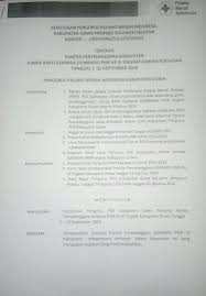 Dapat ditulis berupa susunan kepanitiaan atau susunan kepengurusan dari pihak yang menyelenggarakan kegiatan. Sk Panitia Jumbara Pmr Iii Pmi Kab Gowa Ksr Pmi Kab Gowa Facebook