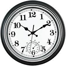 Outdoor wall clocks add fashionable flair and function to your deck, porch or patio; Explore Outdoor Clocks For Pool Amazon Com
