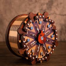 A designer of sequential movement puzzles, interlocking and puzzle boxes, each is carefully crafted using a variety of materials. Jean Claude Constantin Puzzles