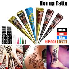 Konsait pack of 12 sheets henna tattoo stencil templates henna hand temporary tattoo kit, indian arabian self adhesive tattoo sticker for hand body art paint for adults women teenager girls. 34 Pcs 4 Farben Arm Hand Henna Zeichnung Paste Kegel Kit Wasserdichte Mode Indische Hochzeit Temporare Tattoo Set Gunstig Kaufen Preis Kostenloser Versand Echte Bewertungen Mit Fotos Joom