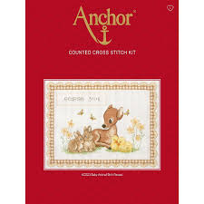 Embroidery cloth isn't the only thing you can cross stitch pretty little patterns into! Buy Anchor Counted Cross Stitch Kit Baby Animal Birth Record Diy 28 19