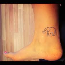 | i will have an elephant tattoo. 40 Outline Elephant Tattoos