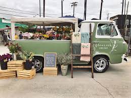 Mobile Flower Shop Flower Truck Knoxville Tn Flower Truck Flower Shop Petal Pushers