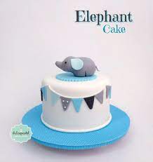 Torta Baby Shower Elefante Cake By Dulcepastel Com Cakesdecor