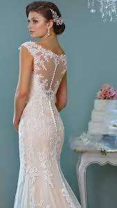 39 Button Back Wedding Dresses That Impress Wedding Dress Necklines Fit And Flare Wedding Dress Illusion Neckline Wedding