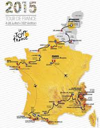 Se confirma la etapa entre senpere y ezpeleta, una crono de 31 kilómetros un día antes de llegar a los campos eliseos de parís. Tour De France 2015 Map Populationdata Net