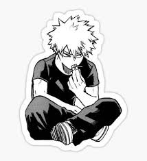 Black And White Manga Stickers I M Here Sticker By Konatamashiine In 2020 Cute Stickers Anime Stickers Stickers Stickers