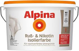2352000100 streichen sie mit der alpina universal weiß wandfarbe sicher und schnell. Alpina Wandfarbe Russ Und Nikotin Isolierfarbe 5 Liter Weiss Online Kaufen Otto