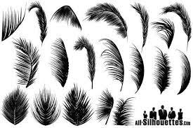 Palm Leaves Vector Free Leaves Vector Leaf Silhouette Tree Silhouette Tattoo