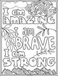 Make your world more colorful with printable coloring pages from crayola. Positive Self Talk Coloring Pages Positive Affirmations Posters