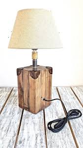 Bedside Lamp Table Lamp Wood Lamp Desk Lamp Rustic Wood Lamp Base Wood Lamps Table Lamp Wood
