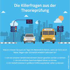 Am tag nicht mit abblendlicht gefahren, trotz erheblicher sichtbehinderung innerhalb geschlossener ortschaft durch regen, nebel oder schneefall. Fahrschule Keinath Killerfragen Aus Der Theorieprufung Facebook