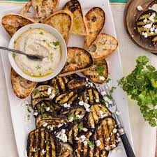Grilled Eggplant Baba Ghanoush Recipe Grilled Vegetable Recipes Appetizer Recipes Eggplant Recipes Healthy