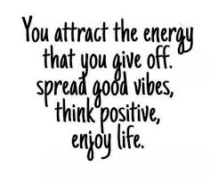 Image result for giving off positive energy