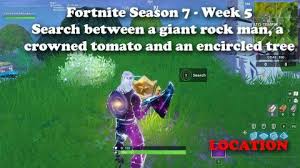 Fortnite Season 7 Week 4 Search The Letter S In Wailing Woods