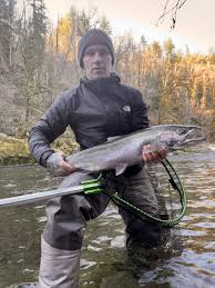 Cousins first steelhead trip and first steelhead! Stoked for this time of  year every year. Tight lines!