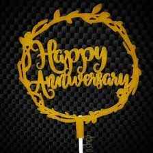 12x 5.5cm 30th wedding anniversary edible fondant/wafer fairy cup cake toppers. Jual Produk Cake Topper Happy Anniversary Termurah Dan Terlengkap Mei 2021 Bukalapak