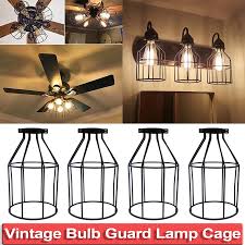 Shop & save on lamp shades, decor & more at michaels® craft stores. Ceiling Lamp Shade Pendant Bulb Guard Birdcage Shape Vintage Metal Cage Bulb Guard Home Decoration Light Hanging Lamp Shade D35 Lamp Covers Shades Aliexpress