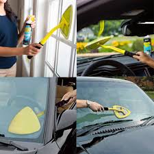 Essential car truck windshield cleaner brush for glass window 2 microfiber cloth. Buy Stoner Invisible Glass Reach Clean Toolwind Screen Windshields Microfiber Cleaning Stick Eromman