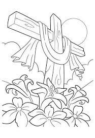 Cross Coloring Sheets Are One Of The Best Ways To Get Your Child Acquainted With Http Easter Coloring Pages Crayola Coloring Pages Easter Coloring Sheets
