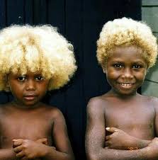 Melanesian People Some People From The Solomon Island Have Naturally Blonde Hair Enjoy N Sharetheb Black And Blonde Black Hair Blue Eyes Melanesian People