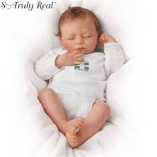 Ashley So Truly Real Touch Activated Breathing Baby Girl Doll