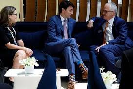 The fun sock fiend strikes again. Ukraine And Google Playing Justin Trudeau S Sock Game Bbc News