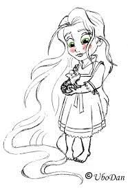 You might choose rapunzel, jasmine, belle, pocahontas, tiana, anna, elsa, tinkerbell, ariel, merida, mulan, and so on. Baby Rapunzel Sketch By Ubodan On Deviantart Cute Coloring Pages Rapunzel Coloring Pages Disney Princess Colors