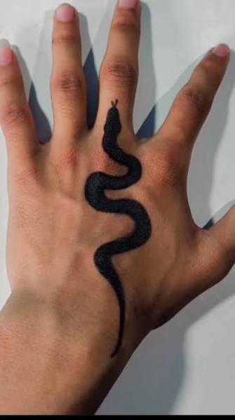 New snake 🐍 tattoo design @gulabsidhu_, #reelsinstagram, #tattooartist #trendingreels #trendingsongs