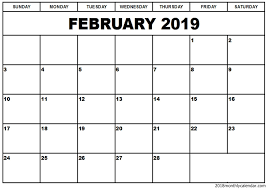 Calendar February 2019 February February2019calendar Calendar2019 Printable Editable Calendar Calendar Word Printable Calendar Word