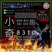Bocoran Togel Bullseye Jumat 07 Agustus 2020 Sydney November Tikus Besar