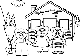 Cool Keys To Literacy Three Little Pigs Coloring Page Coloring Pages Coloring Pages For Boys Three Little Pigs