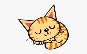 And when he drew the cat ears he drew them tall and skinny, just like rabbit ears. Catsleeping Sleeping Cat Cartoon Png Free Transparent Png Download Pngkey
