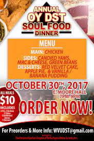 4 370 customizable design templates for soul food postermywall. Student Organizations Delta Sigma Theta Soul Food Dinner