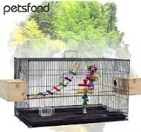 Cage de luxe pour perroquets, grande Cage pour oiseaux, grand Wren de  pivoines en métal, nid de reproduction, grand nid d'oiseau