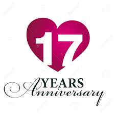 Letra enviada por suas letras. Simbolo De Aniversario De 17 Anos Ilustraciones Vectoriales Clip Art Vectorizado Libre De Derechos Image 86620737