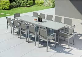 hara xxl table de jardin extensible aluminium pas cher salon de jardin cdiscount iziva com table de jardin chaise jardin metal chaise de jardin