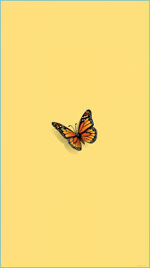 Sometimes, people display their feelings through. Cute Yellow Butterflies Wallpapers Top Free Cute Yellow Yellow Butterfly Wallpaper Aesthetic Neat